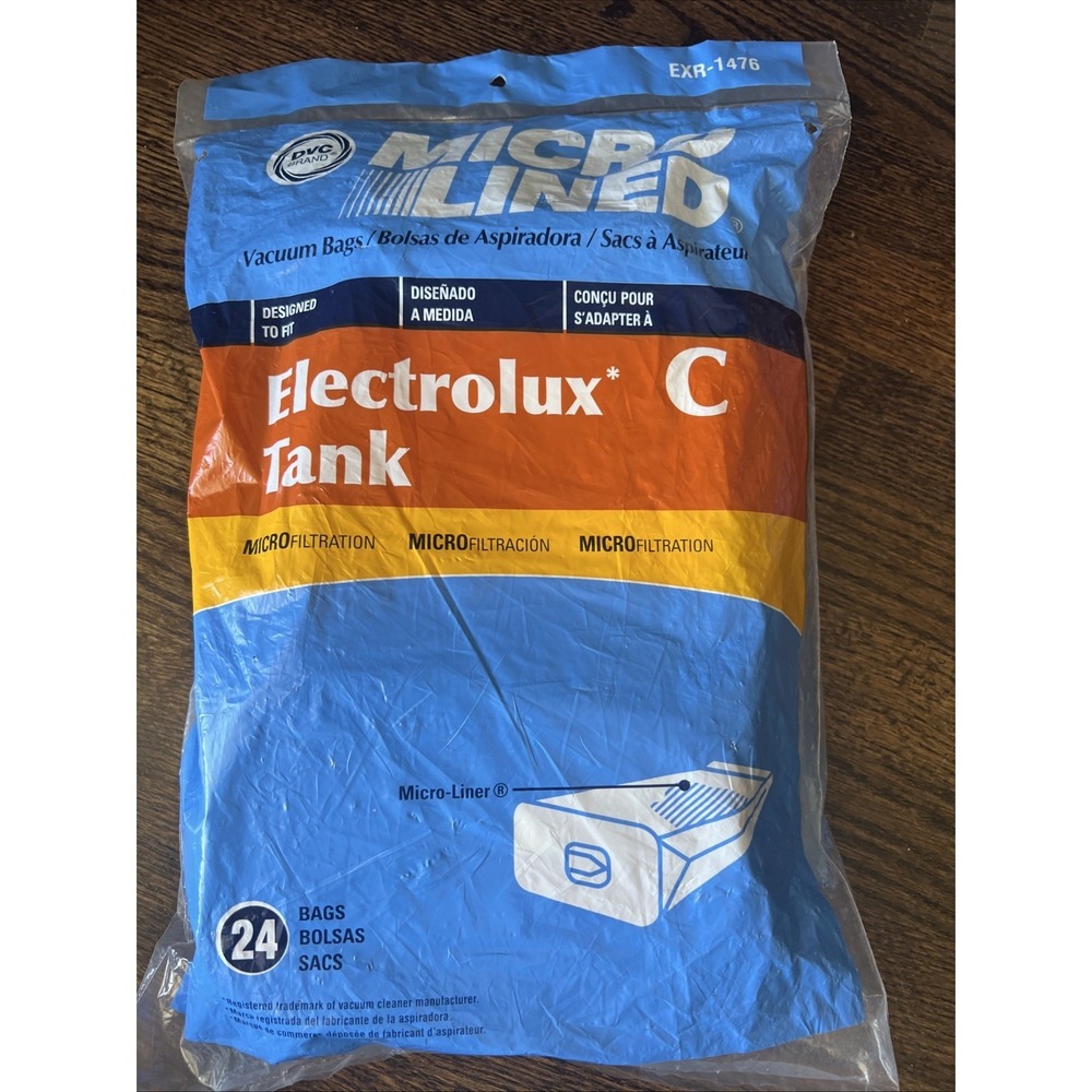 Electrolux Style C Tank Vacuum Bags Micro Lined - Pack of 24
